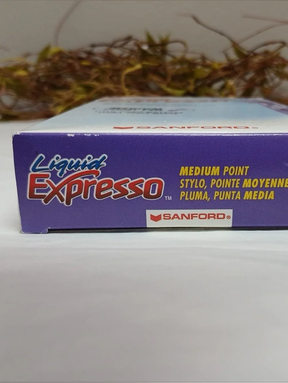 Liquid Expresso Medium Point Pen Purple (12 Pack-Only 10 Pens In Box) RARE COLOR